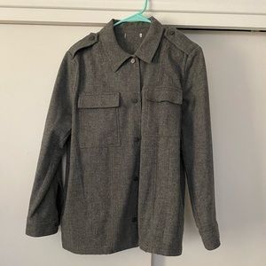 Wool boyfriend shacket! Great condition!!